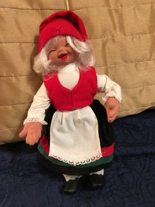 Vintage Arne Hasle Norwegian Christmas Doll Gnome Elf
