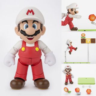S.  H.  Figuarts Fire Mario From Mario Bros Nintendo Bandai Japan