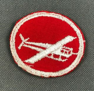 Ww2 Us Army Glider Troops Artillery Officer Cap Patch Twill 903s