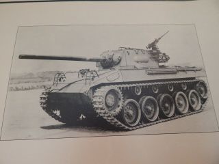 Wwii U.  S.  Army,  Armored Forces Poster,  M18 Hell Cat,  Tank Destroyer,  Dated 1943