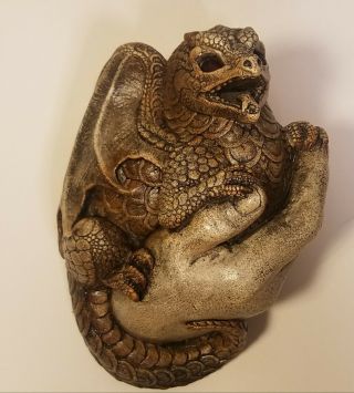 Hand Held Dragon Pena Windstone Editions Sconce Candle R Hand
