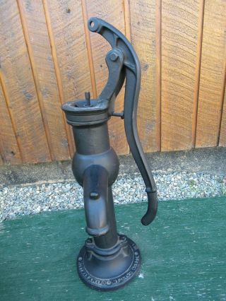 Old Cast Iron Hand Water Pump In Wortman & Ward London Ont