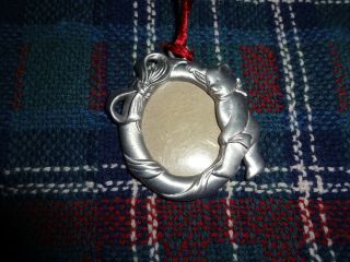 Seagull Pewter Picture Frame Ornament Teddy Bear