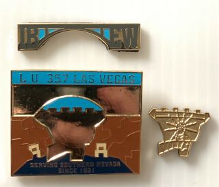 IBEW 357 (3 - piece) Lapel pin set 2