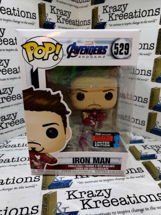 Funko Pop Marvel Iron Man With Infinity Gauntlet - 2019 Nycc Fall Convention