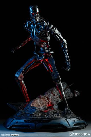 Sideshow Terminator 2 T - 800 Endoskeleton Maquette Statue