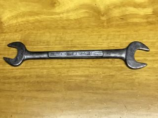 Vintage Craftsman - V - Series Open End Wrench 3/4” X 7/8” Forged In Usa