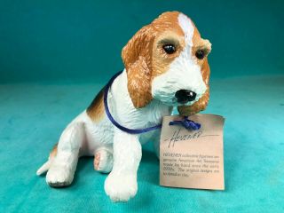 Limited Edition Figurine Of A Petit Basset Griffon Vendeen Dog By Ron Hevener