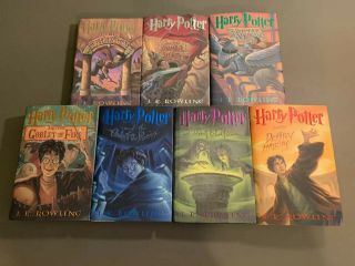 Harry Potter Complete Series (years 1 - 7) Hardcover Books First Edition
