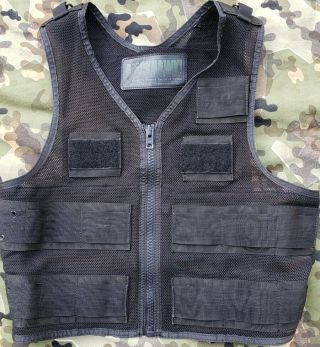 Oldschool Vintage Blackhawk Tactical Alice Clip Vest Harness In Black