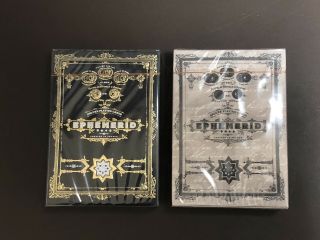Ephemerid Playing Cards Standard And Deluxe Edition By Mr.  Cup Rare