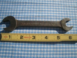 Vintage Plomb 5/8 9/16 3030 Open - End Wrench World War 2 Ww2 Plumb Plvmb U.  S.  A.
