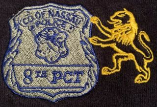 Ncpd Nassau County Police Sweatshirt T - Shirt Sz Xl 8th Pct Long Island Ny Nypd