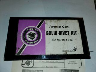 Vintage Arctic Cat Solid Rivet Kit Cleats Track Cleated Tool 0134 - 822