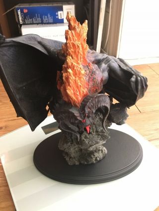 Sideshow Weta Lotr Lord Of The Rings: Balrog Flame Of Udun Statue