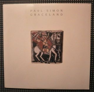 Rare Paul Simon Graceland 1986 12 " Vinyl Record Lp U.  S.  1st Press