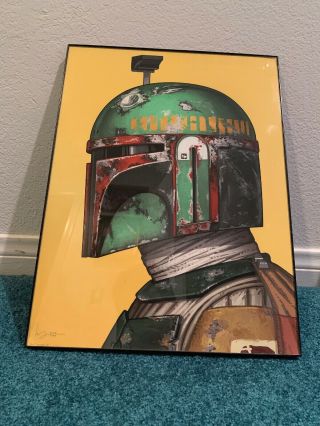 Star Wars Boba Fett Print Mike Mitchell Numbered Mondo 12x16 Archive