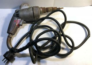 Vintage Millers Falls Tool Drill/driver Model Ar Cat 4425 1900 Rpm Cap 2.  7 Amps