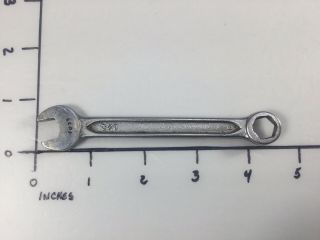 Vintage Indestro 1071 Combination Wrench 3/8 " Sae Usa [mh08]