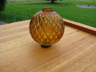 Exceptionally Amber Flat Quilt Pattern Old Lightning Rod Ball