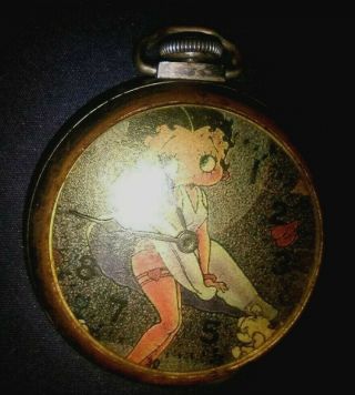 Vintage Betty Boop Pocket Watch