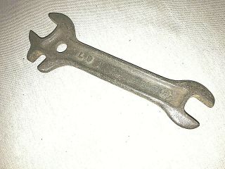 Antique L9 3 5/8 ",  7/8 ",  1 " Tractor Farm Combination Wrench
