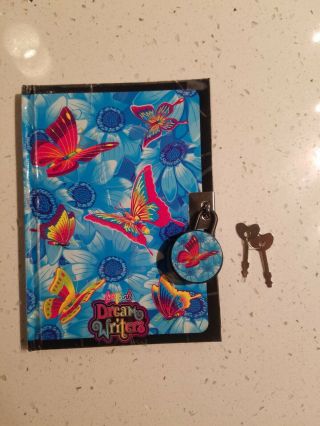 Vintage Lisa Frank Dream Writers Diary With Lock And Keys