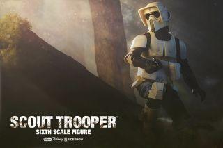 Sideshow Collectibles Star Wars Scout Trooper Sixth Scale Figure Rotj Nib