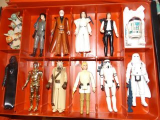 26 Vintage Star Wars Figures (1ST 21 All Complete W/Variant,  Yodas,  ESB Case 2