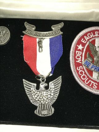 Eagle Scout Award Patch Medal Pins Set MC8 3
