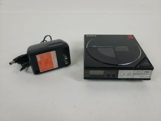 Vintage 1985 Sony D - 5 Cd Compact Player Discman Japan Ac Adapter