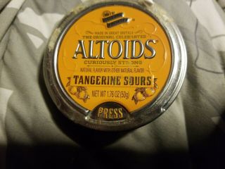 Altoids Sours (1 Tin) Curiously Strong Tangerine Discontinued,  Rare