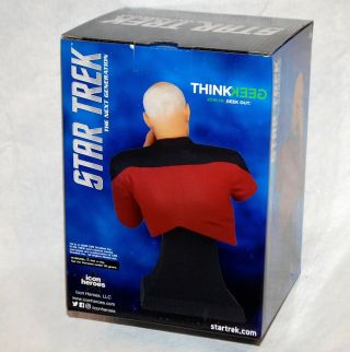 ThinkGeek Star Trek Captain Jean - Luc Picard Facepalm Bust COLOR Ultra Rare 2
