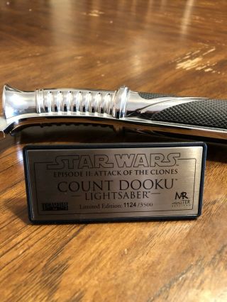 Star Wars Master Replicas SW - 105 COUNT DOOKU LIGHTSABER Limited Edition 2