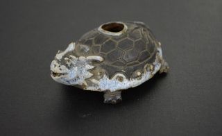 Antique Chinese/japanese Stone Ware Turtle - Dragon Water Dropper Shiwan Ware?