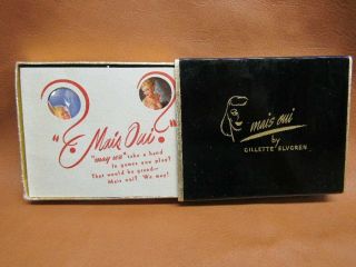 Mais Oui By Gillette Elvgren Pin - Up Girls Two Deck Complete Set Playing Cards