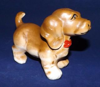 Vintage Porcelain Figurine Dog