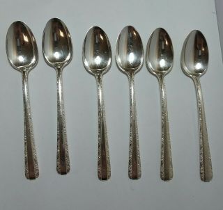 Towle Candlelight Sterling Set Of 6 Demitasse Spoons