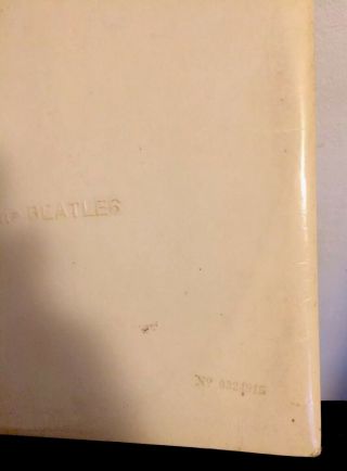 The Beatles Vinyl Lp White Album,  U.  K.  No 0324915.  Mono 1968.  V.  G Plus/ V G P