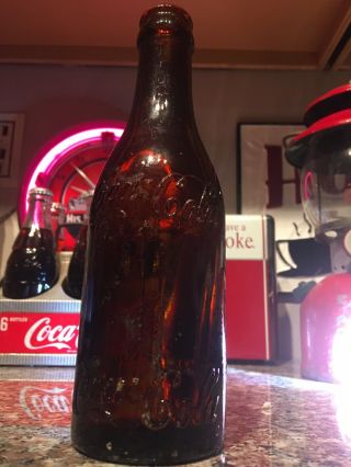 Rare Antique Straight Side Root Coca Cola Bottle Cincinnati,  Ohio Registered. 2