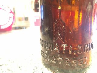 Rare Antique Straight Side Root Coca Cola Bottle Cincinnati,  Ohio Registered. 3