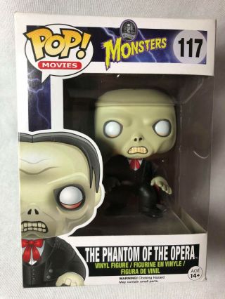 The Phantom Of The Opera 117 Funko Pop Vinyl Figure Movies Universal Monsters