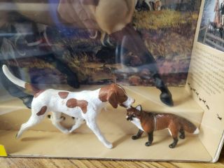 Retired NIB Breyer 3359 Traditional Size FOX HUNTING GIFT SET Collectible 2