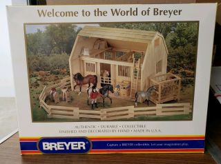 Retired NIB Breyer 3359 Traditional Size FOX HUNTING GIFT SET Collectible 3