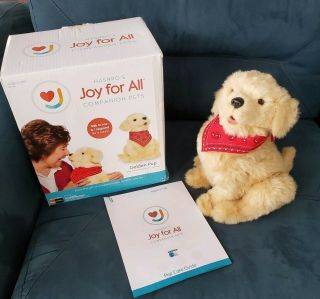 Joy For All Companion Pets Ageless Innovation Golden Pup | Lifelike & Realistic