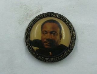 Vintage Mlk I Have A Dream 1968 Commemorative Pin Martin Luther King