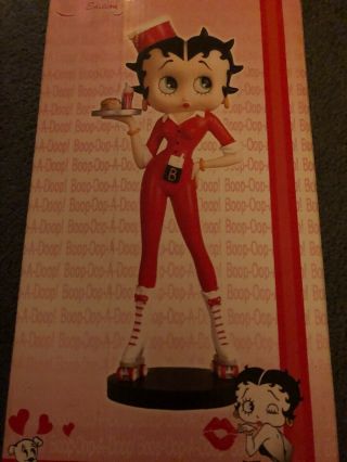 Extremely Rare Betty Boop Lifesize Sexy Rollerskate Waitress Figurine Statue 2