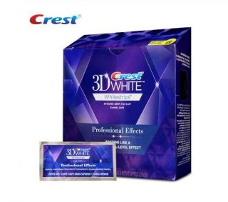 Crest 3d Wite Professional Teeth Whitestrips Oral Care Hygiene Whitening Effect