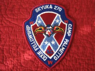 Skyuka 270 Boy Scout 1975 Dixie Fellowship Patch & Neckerchief Palmetto Council