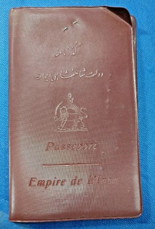 Iran Persia Old Passport 1978 Imperial De L 